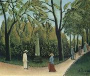 Henri Rousseau The Chopin Memorial in the Luxembourg Garden Sweden oil painting artist